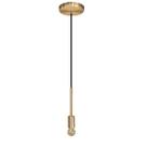 Luminária Pendente Lustre Infinite 21Cm Dourado + Led G45
