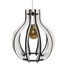 Luminária Pendente Madeira Bivolt Sala Quarto Mesa Ilha Balcão Pequim G Branco Luminária Pendente Madeira Bivolt Sala Quarto Mesa Ilha Balcão Pequim G Branco