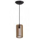 Luminária Pendente Madeira Paladio P e27 Sala Mesa Jantar Luminária Pendente Madeira Paladio P e27 Sala Mesa Jantar