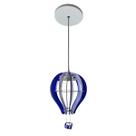 Luminária Pendente Menino(a) Balão Azul escuro Infantil Teto Kid
