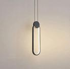 Luminária Pendente Minimalista Preto 3500k Bivolt Cabeceira Sala