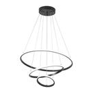 Luminária Pendente Modaza Imperiale 3 Arcos, Preto Luminária Pendente Modaza Imperiale 3 Arcos, Preto