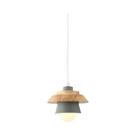 Luminária Pendente Moderna De Madeira LED E27 Para Cozinha E Sala De Jantar