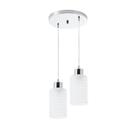 Luminária Pendente Moderno Track 2 lâmpadas E27 Bivolt