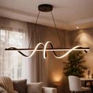Luminária Pendente Monaco Led 3 Cores em 1 36W Moderno Sala Quarto Bivolt