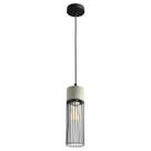 Luminaria Pendente Rana Aco Cinza Escuro E-27 Avant