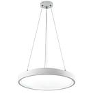 Luminária Pendente Redonda 3 Temperaturas Modaza Olimpo, Branco Luminária Pendente Redonda 3 Temperaturas Modaza Olimpo, Branco