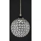 Luminária Pendente Redonda De Cristal - 1 Lâmpada G9 Orbital