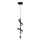 Luminária Pendente Sintonia Espiral LED 18W 3 Cores em 1 Bivolt Cor:PretoVoltagem:110V/220V - Bivolt