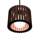 Luminária Pendente Tóquio Modelo Ripado Luminária Pendente Tóquio Modelo Ripado