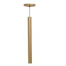 Luminária Pendente Tubo 40cm 1 Lamp. - Juni 127/220v Dourado