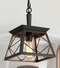 Luminária Pendente Vintage Farmhouse Q&S - Ferro Forjado