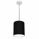 Luminária Pendente Vivare Free Lux Md-4103 Cúpula em Tecido