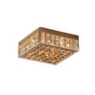 Luminária Plafon 4 Luzes G9 25x25x7cm Windows Wdsg2204lg9pf Bronzearte