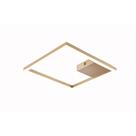 Luminária Plafon 40x40x4cm 1x30W TEC GD014G Bella Iluminação