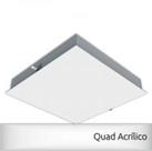 Luminária Plafon Acrílico G-light Quadrada Embutir 30x30 Luminária Plafon Acrílico G-light Quadrada Embutir 30x30