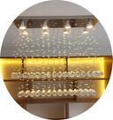 Luminária Plafon Cristal Acrílico Espelhado Lindo