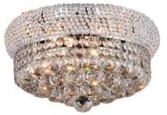 luminária Plafon Cromado De Cristal 6 Lamp. G9 - Chandelie