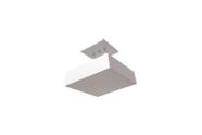 Luminaria Plafon E27 Pendente Luz Indireta 20x20 2 Soquetes