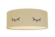 Luminária Plafon Infantil Olhinho Cúpula 40x15 2e27 Bivolt Cáqui Luminária Plafon Infantil Olhinho Cúpula 40x15 2e27 Bivolt Cáqui