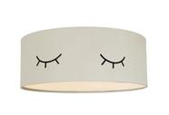 Luminária Plafon Infantil Olhinho Cúpula 40x15 2E27