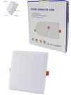 Luminária Plafon Led Borda Infinita 20W Embutir Quadra Bivolt Neutro 4000k 12cm x 12cm Ilumimax