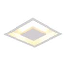 Luminária Plafon Luz Indireta Embutir 40x40cm 4 Lâmpadas Branco