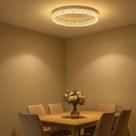 Luminária Plafon Painel Led Redondo Cristal 3 Em 1 Sobrepor Luminária Plafon Painel Led Redondo Cristal 3 Em 1 Sobrepor