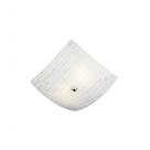 Luminária Plafon para 2 Lâmpadas E27 Quadrado 30cm Matrix Bronzearte
