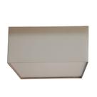 Luminária Plafon Quadrado Cúpula em Tecido 30x30x15 Luminária Plafon Quadrado Cúpula em Tecido 30x30x15