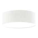 Luminária Plafon Redondo Cúpula em Tecido 40x15 Luminária Plafon Redondo Cúpula em Tecido 40x15