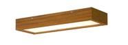 Luminária Plafon Retangular 20x60 Madeira De Sobrepor Teto