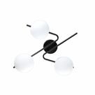 Luminária Plafon Startec Barcelona Triplo Globo 3xe27 Preto Bivolt Luminária Plafon Startec Barcelona Triplo Globo 3xe27 Preto Bivolt