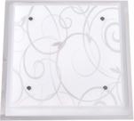 Luminária plafon taschibra quadrado 25cm angra e-27
