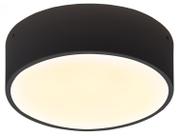 Luminária plafon taschibra ring 4x27 preto fosco