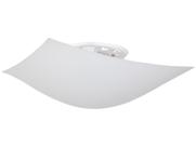 Luminária plafon taschibra solari quadrado led 6500k branca
