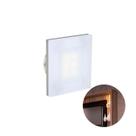 Luminária Point Pontual Retangular de Acrílico 6000k Branco Frio Com 6 Leds Bivolt Nuze