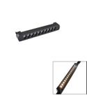Luminária Pontual Linear 20w 3000k Para Trilho Preto Bivolt
