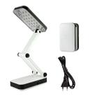 Luminária Portátil 24 LEDs Recarregável Dobrável Compacta Articulável Cor Branco