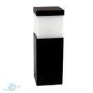 Luminária Poste Balizador Preto Para Jardim 15cm E27