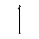 Luminária Poste De Jardim Taschibra Moderno Wabi 160 Mr16 Bivolt Preto