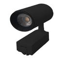 Luminária Preta Trilho Spot Led 10W 3500K Branco Quente Luminária Preta Trilho Spot Led 10W 3500K Branco Quente