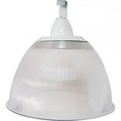 Luminaria Prismatica Bezelux 22'' Com Gancho Branco E40 Bzg22Br4 Luminaria Prismatica Bezelux 22'' Com Gancho Branco E40 Bzg22Br4