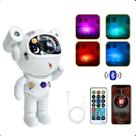 Luminária Projetor Astronauta Som Controle Bluetooth