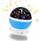 Luminária Projetor Estrela 360º Galaxy Abajur Cor da Cúpula Azul