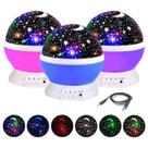 Luminária Projetor Estrela 360º Galaxy Abajur Star Master
