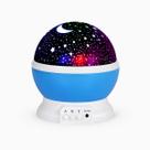 Luminária Projetor Estrelas 360º Abajur Star Master Azul