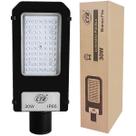 Luminária Pública Preto Led 30W Frio Substitui Metálica 70W