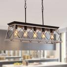 Luminária Q&S Farmhouse Rustic 80x24x22 cm 5-Light