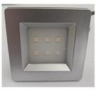 Luminária Quadrada Led Para Móveis Branco Frio -13406- Blass Componentes Aro Aluminio Fosco